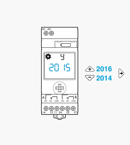 Tipo 12.62 - Interruptor horario