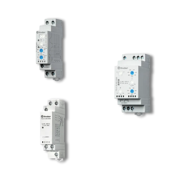 Relé controle tensão + fases, 2 canais • EUM200