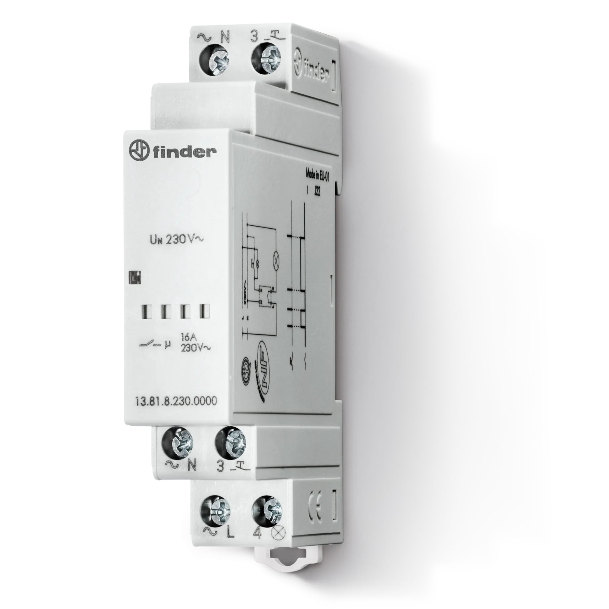 Télérupteur Pour Encastrement/saillie Finder 13.91.8.230.0000 1 NO (T