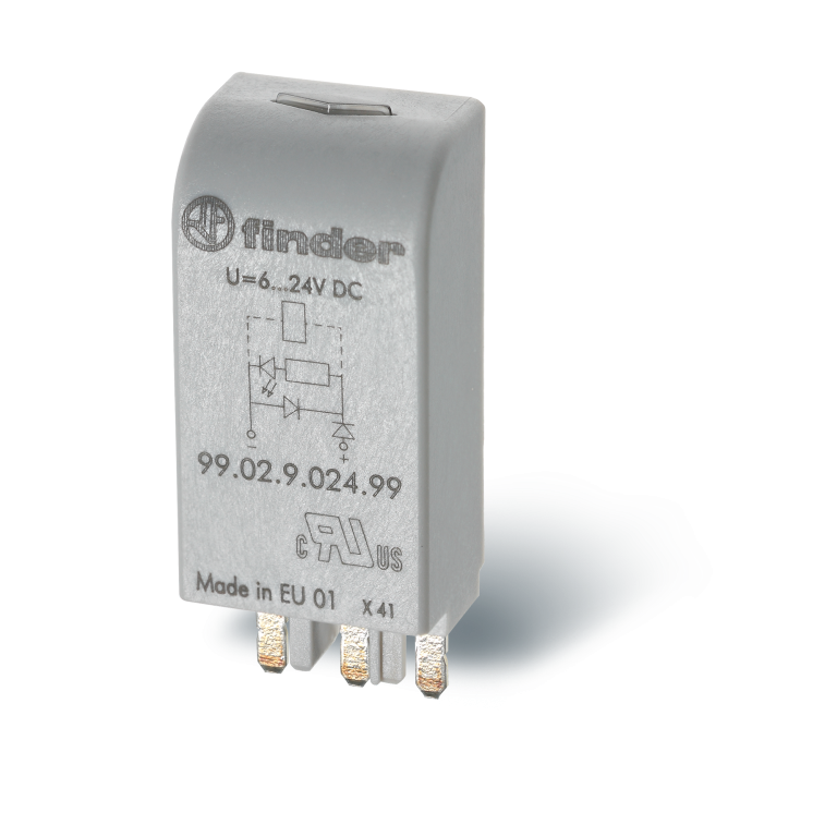 Type 99.02 - Coil indication and EMC suppression modules Type 99.02 - Coil indication and EMC suppression modules