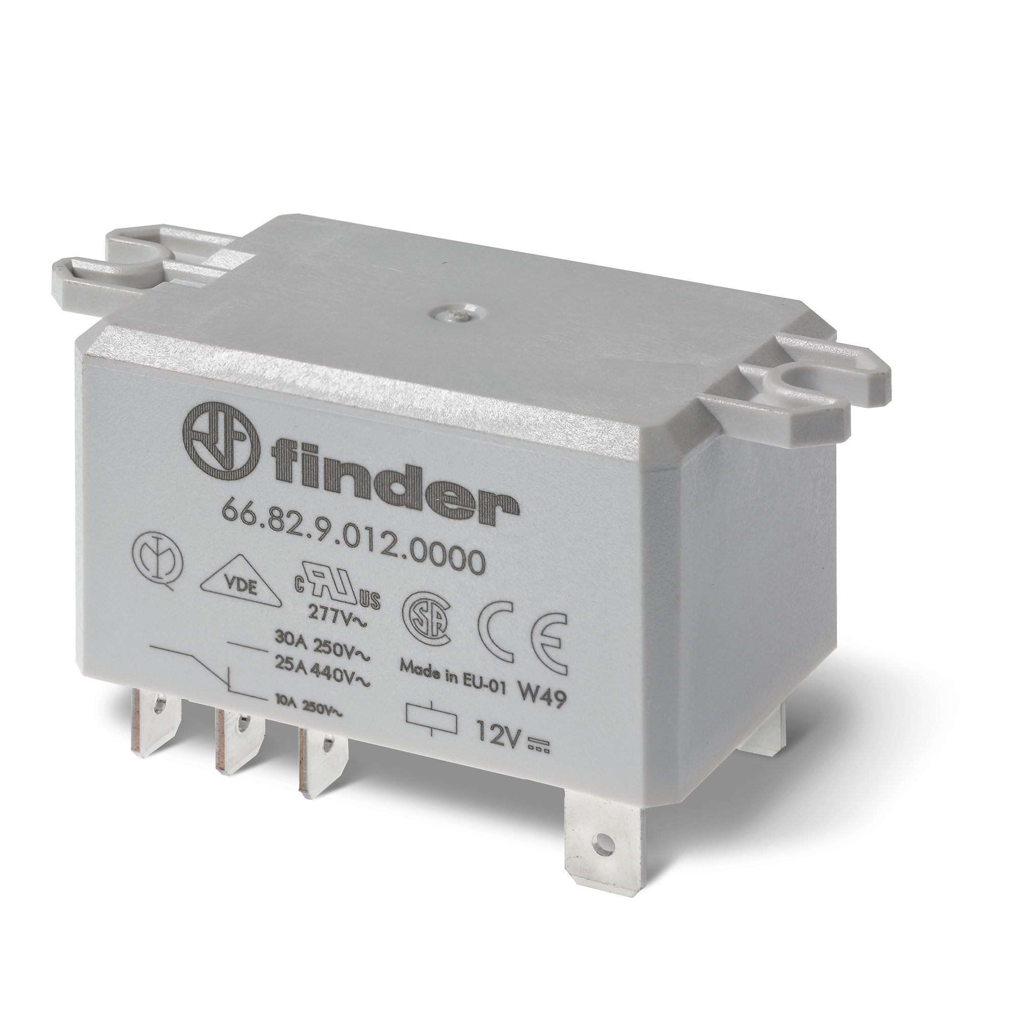 66 Series - Power Relays 30A | Finder