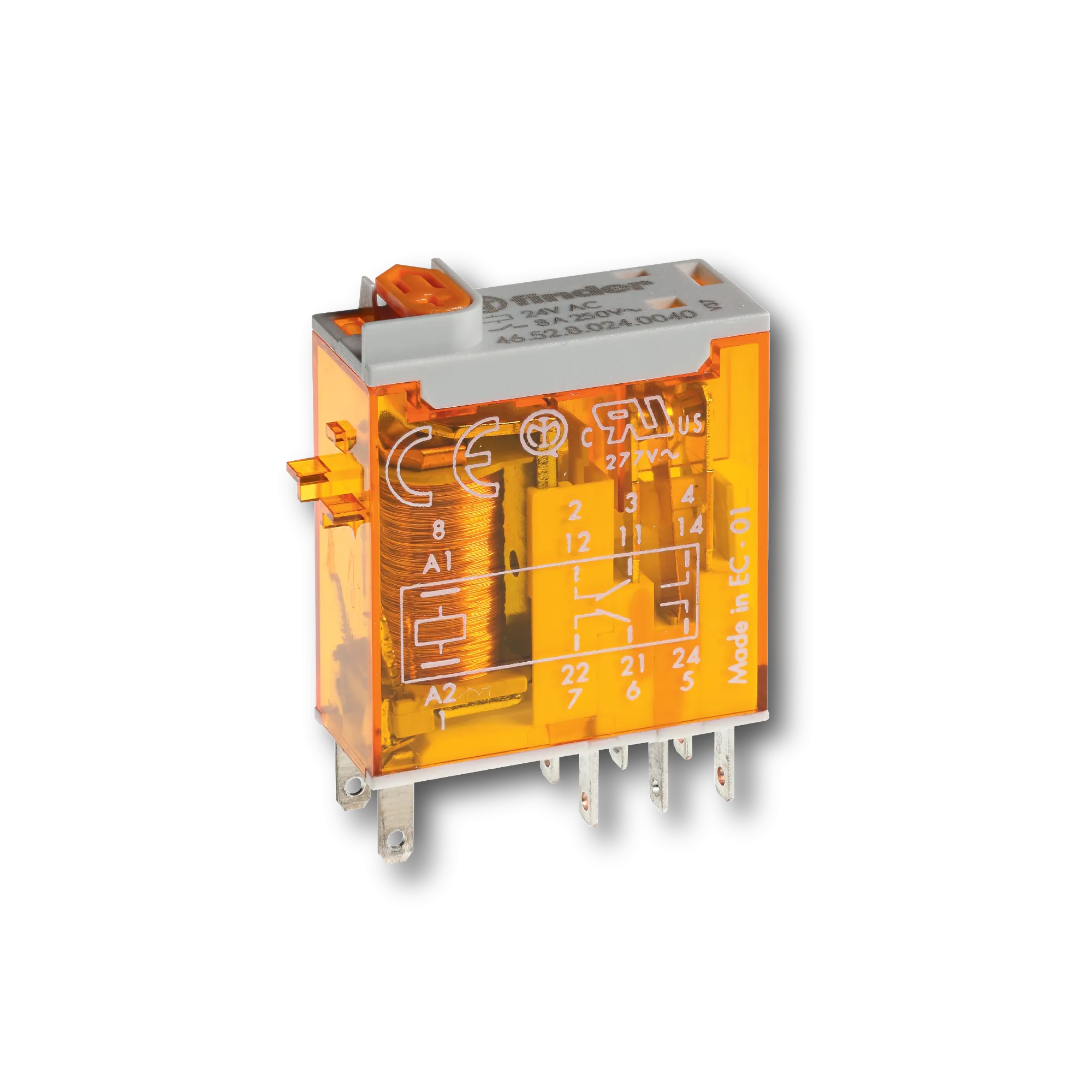 YINETTECH Lot De 5 Relais D'alimentation Sous-miniatures HF46F-G 12