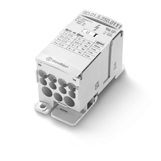 Blocco Distribuzione Per Cavi Al/CU 35-240 Mm² - Colore Blu, 1000V AC/DC - Foto 4