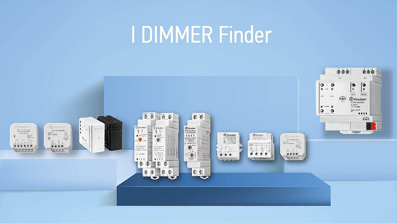 Dimmer Varialuce per LED 230V con comando a Pulsante Finder 15.91